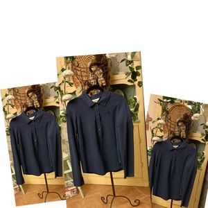 Shirt Long Sleeve Polo Size Large